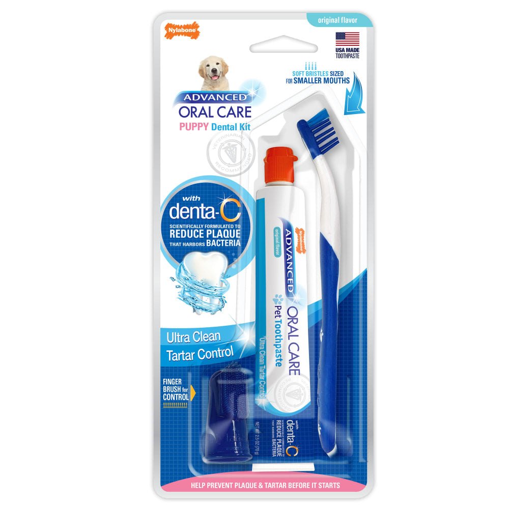 NYLABONE Advanced Oral Care Dental Kit Puppy