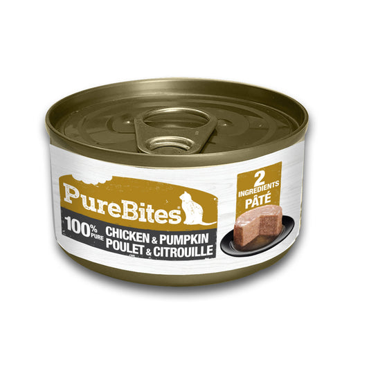 PUREBITES 100% Pure Chicken & Pumpkin Pate 16/2.5OZ
