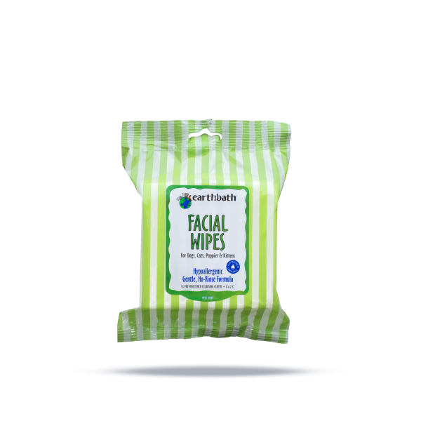 earthbath Facial Wipes Hypo-Allergenic 25 ct