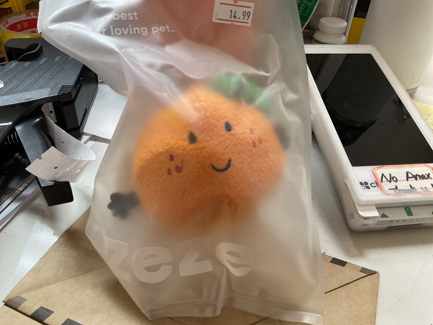 zeze orange matatabi toy