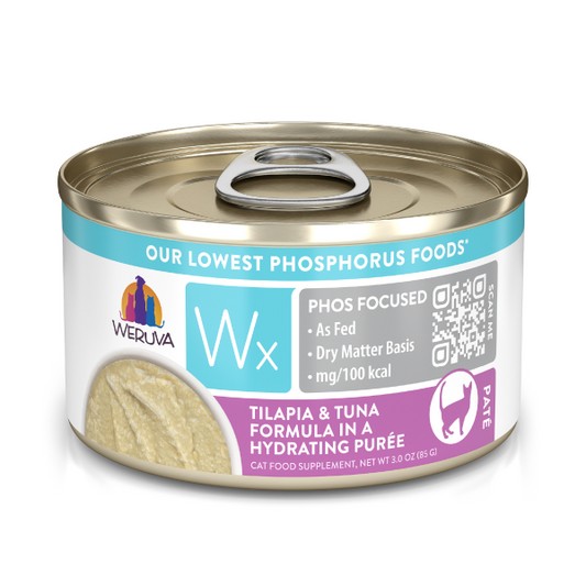 Weruva Cat Wx Tilapia & Tuna In A Hydrating Puree 12/3oz
