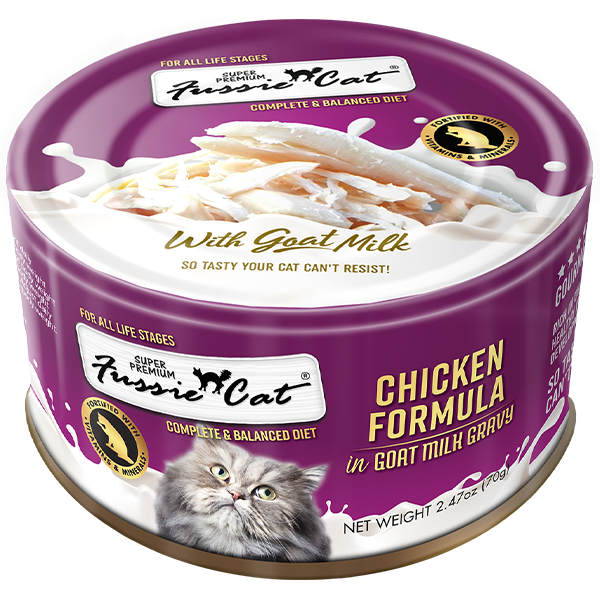 Fussie Cat Super Premium Chicken in Goat Milk 24/2.47oz