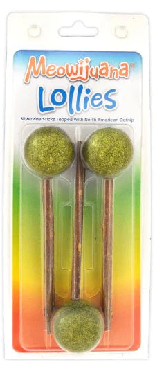 MEOWIJUANA Catnip & Silvervine Lollies