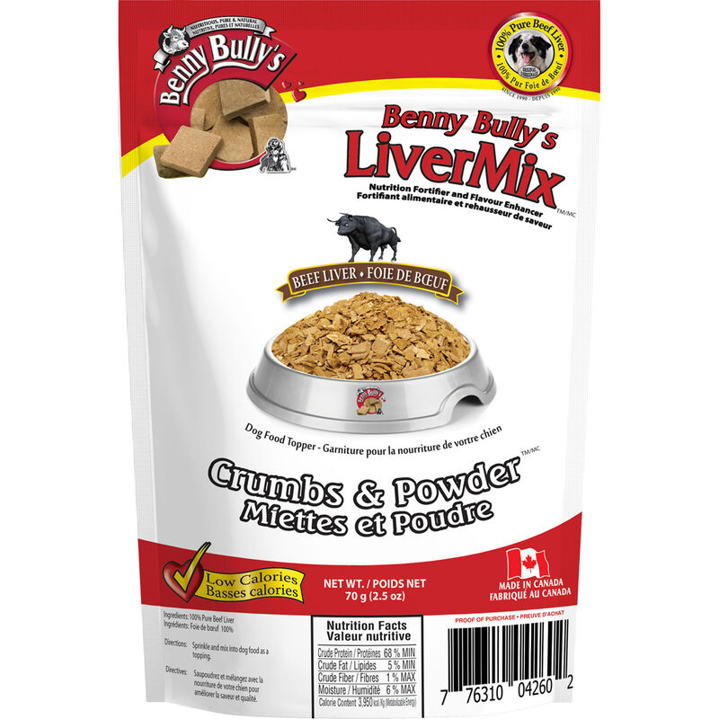 BENNY BULLY'S Liver Mix Crumbs & Powder 70g