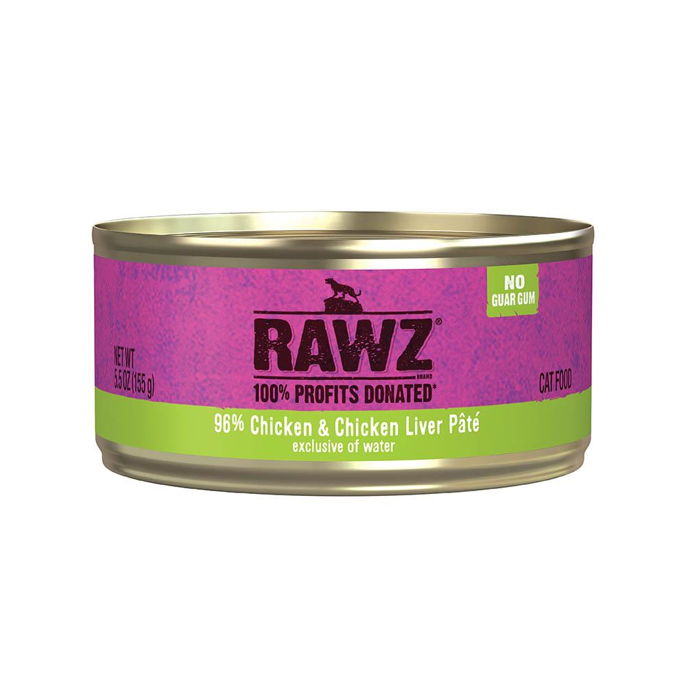RAWZ 96% Chicken & Chicken Liver 24/155g