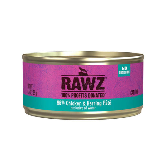 RAWZ 96% Chicken & Herring Pate 24/155g
