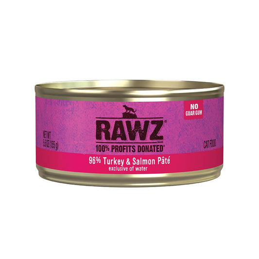 RAWZ 96% Turkey & Salmon Pate 24/155g