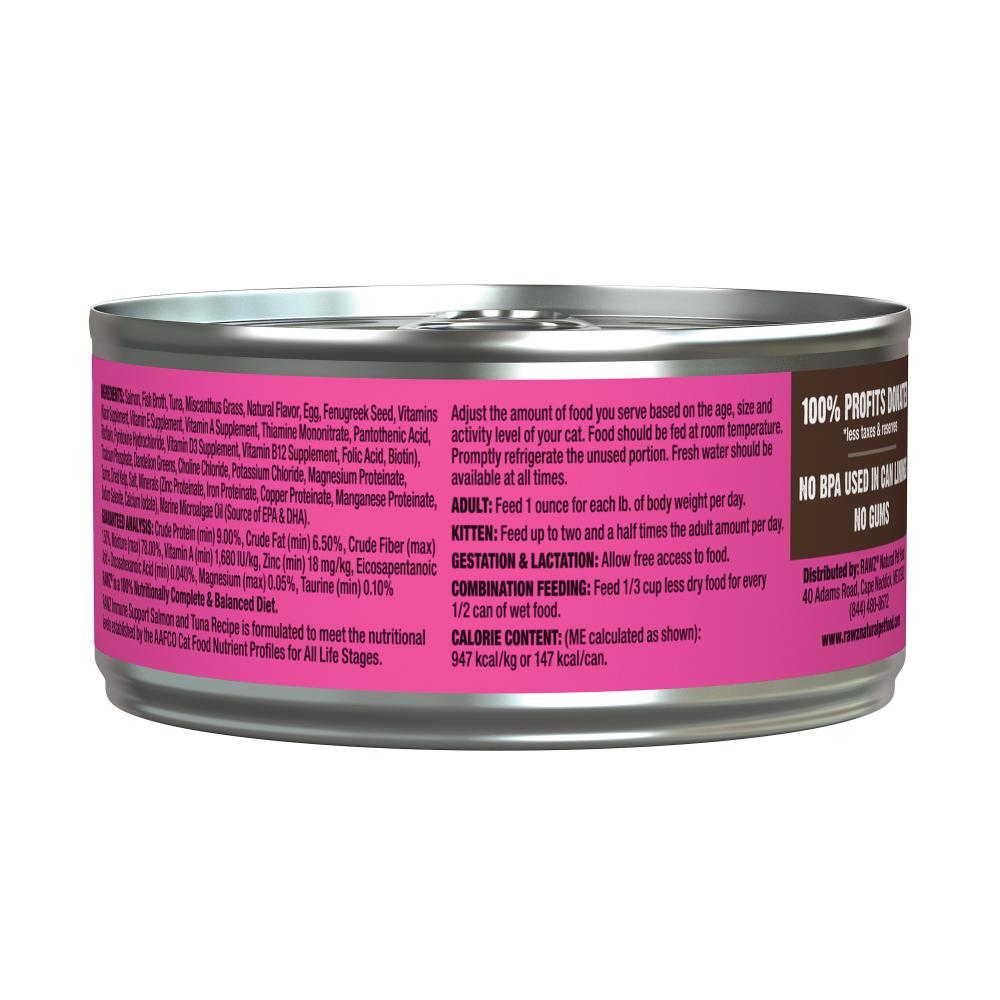 RAWZ Immune Support Salmon & Tuna 5.5oz