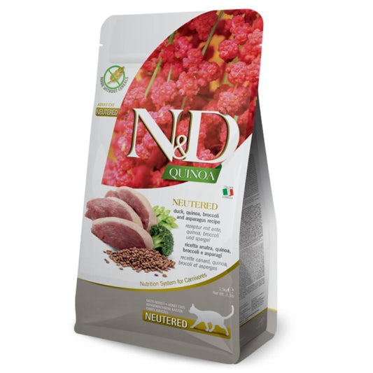 FARMINA N&D QUINOA Neutered Cat Duck 1.5kg