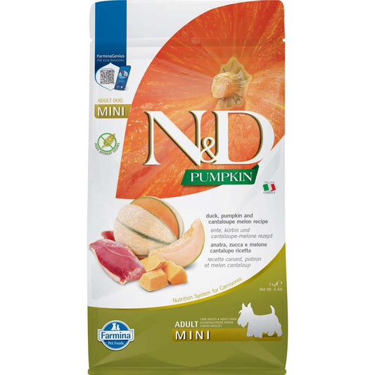 FARMINA N&D PUMPKIN Dog Duck & Cantaloupe Adult MINI 2kg
