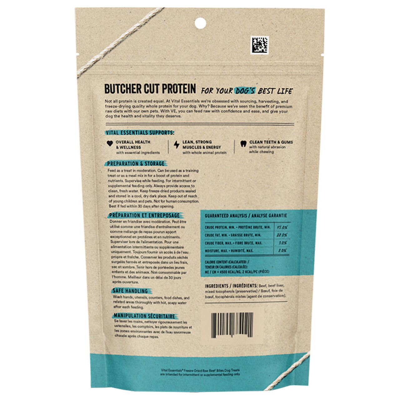 VITAL ESSENTIALS FD Beef Bites 2.5OZ