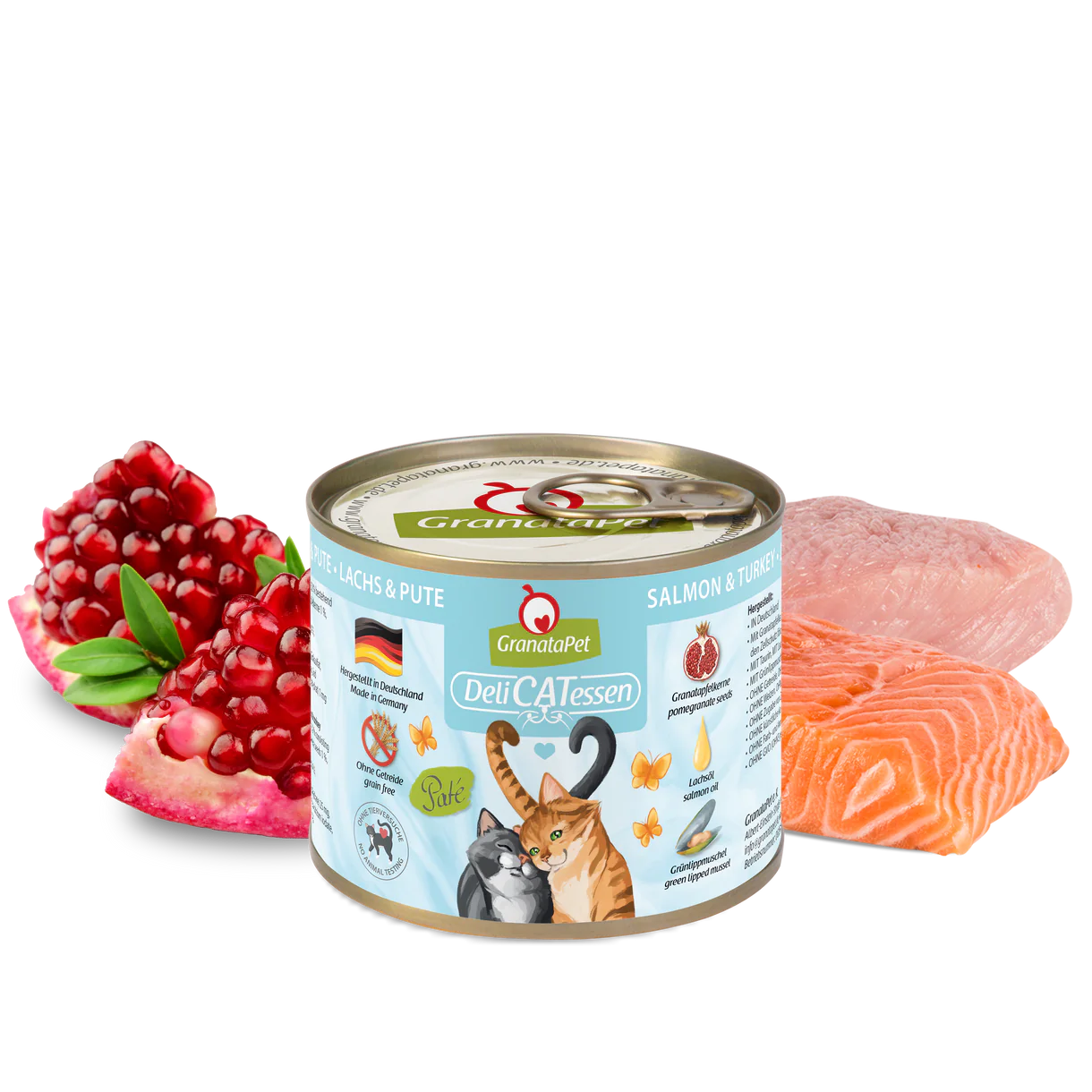 GranataPet DeliCatessen Cat Wet Food - Salmon and Turkey