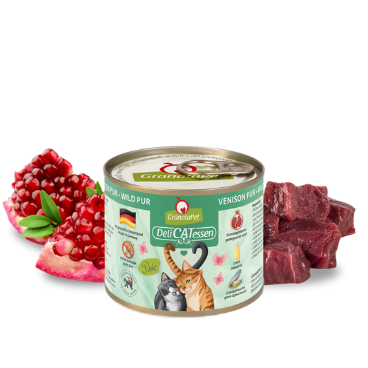 GranataPet DeliCatessen Cat Wet Food - Venison pur 200g