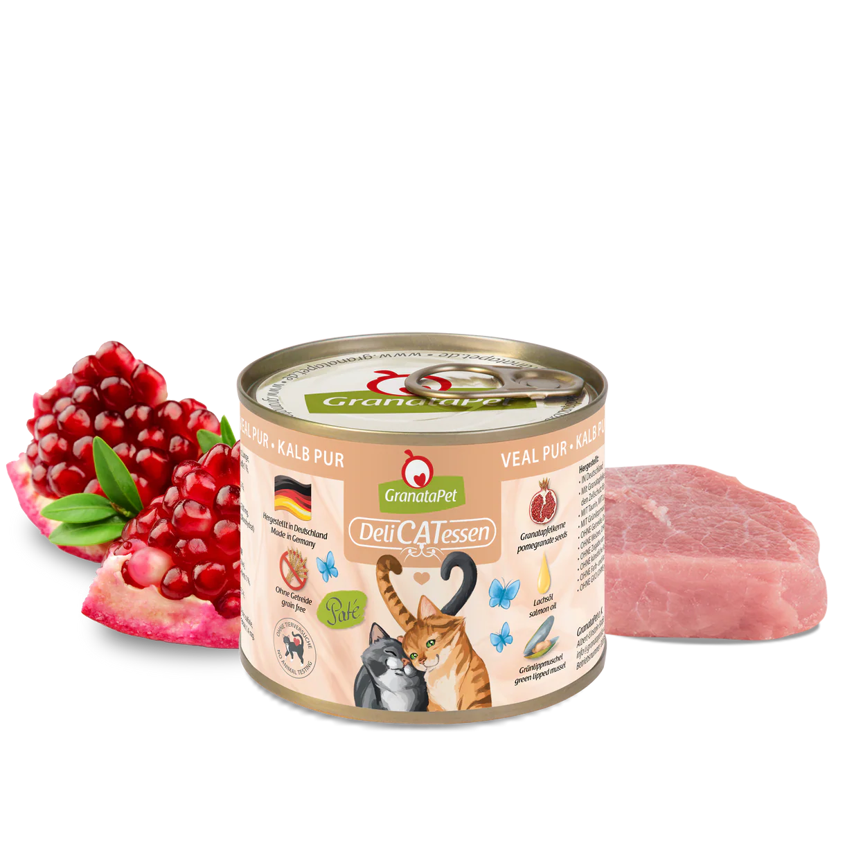 GranataPet DeliCatessen Cat Wet Food - Veal Pur