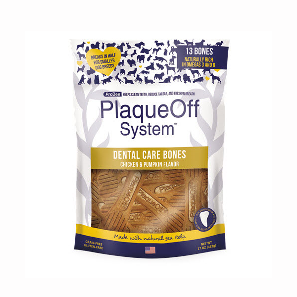 ProDen PlaqueOff Dog Dental Care Bones Chicken&Pumpkin
