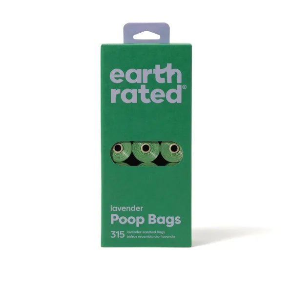 EARTH RATED Scented Refill Bags Lavender | 21 Rolls 315 Bags