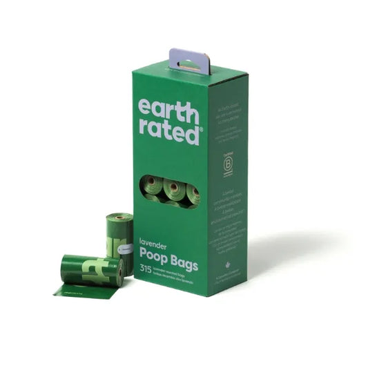 EARTH RATED Scented Refill Bags Lavender | 21 Rolls 315 Bags