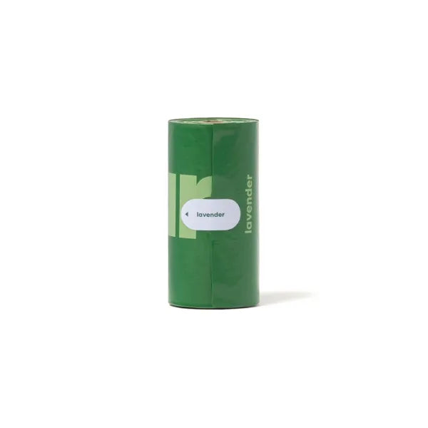EARTH RATED Scented Refill Bags Lavender | 21 Rolls 315 Bags