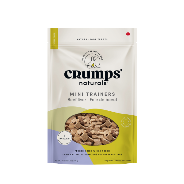 Crumps' Naturals Dog Mini Trainers Freeze Dried Beef 55g