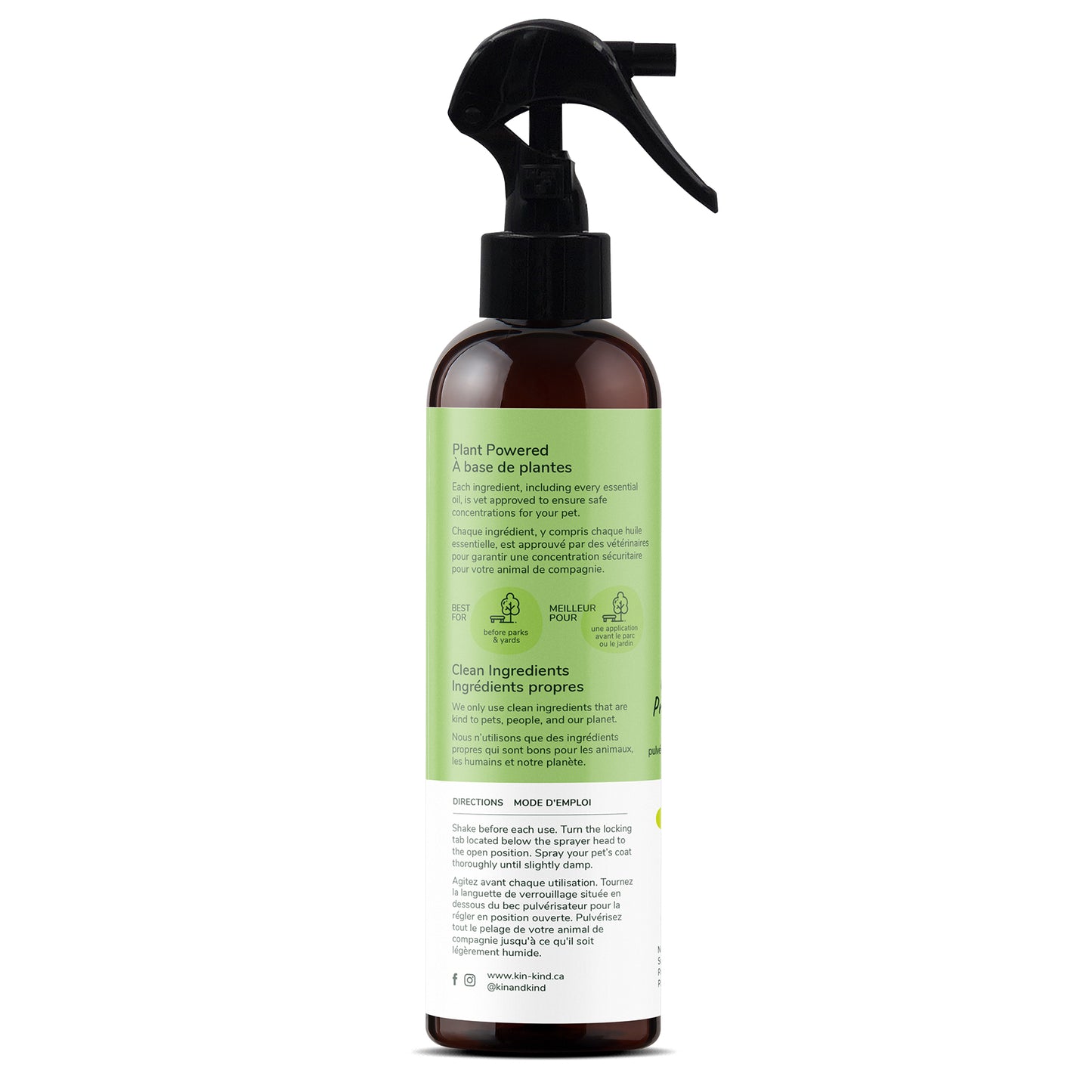 KIN+KIND Outdoor Shield Spray - Lemongrass 12oz