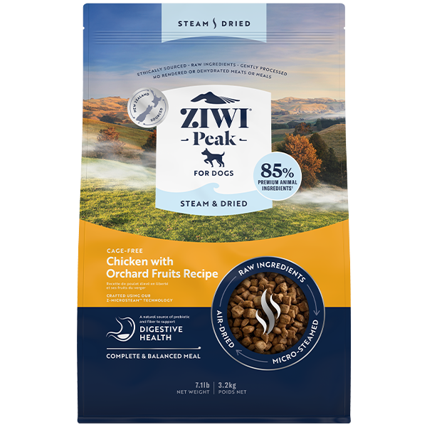ZIWI Peak Dog Steam-Dried Chicken w/Orchard Fruits 7.1lb