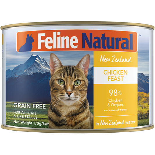 Feline Natural Cat Chicken 12/6oz Cans