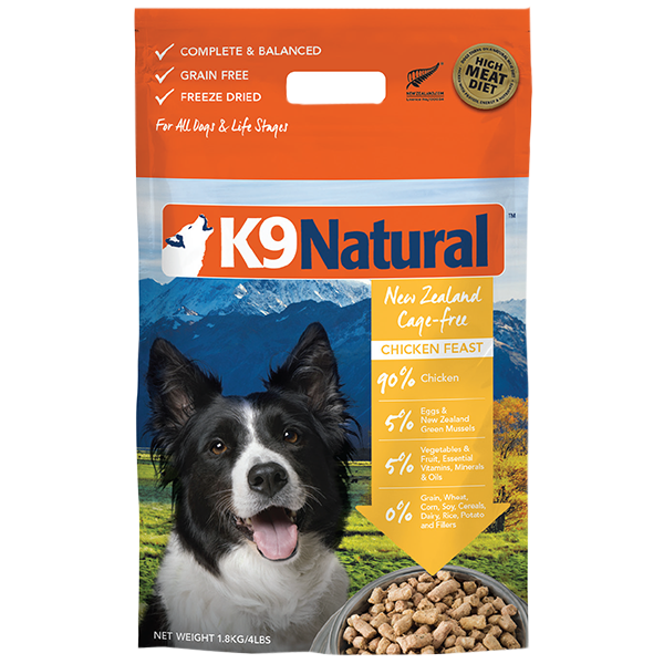 K9 Natural Dog Freeze-Dried Chicken 4lb