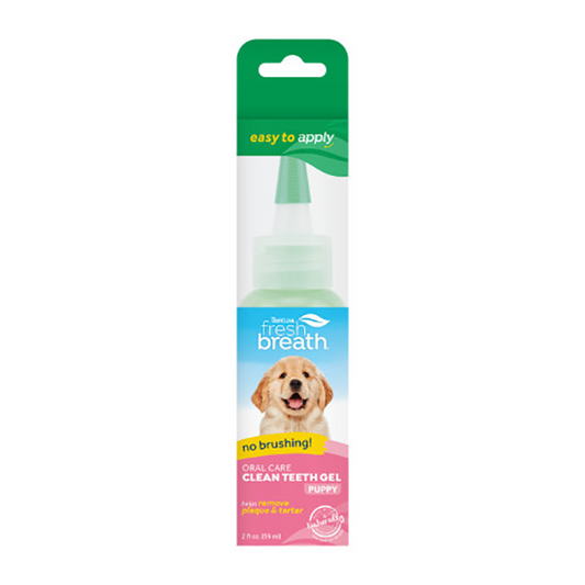 TropiClean Fresh Breath Clean Teeth Gel for Puppies 2 oz