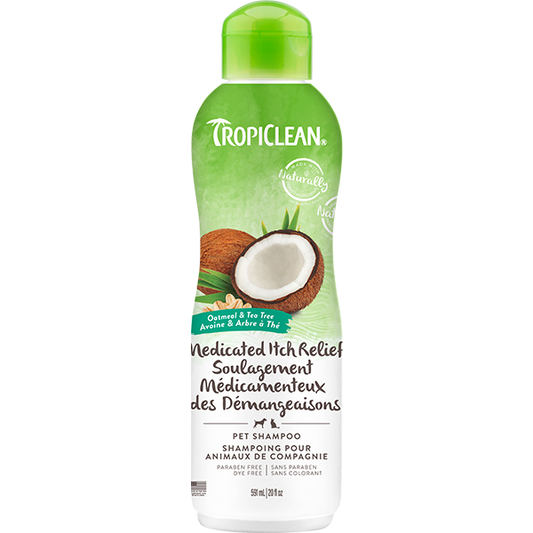 TropiClean Medicated Shampoo Oatmeal & Tea Tree