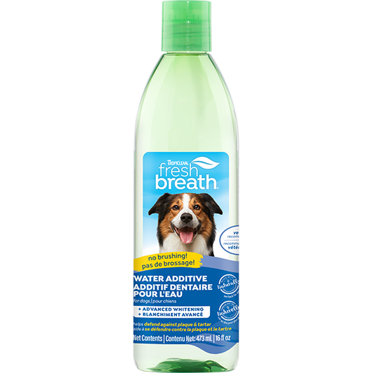 TropiClean Fresh Breath Dental Health Solution AdvcWht 473ml