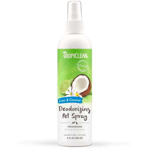 TropiClean Deodorizing Spray Lime & Coconut 8 oz