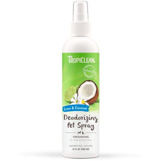 TropiClean Deodorizing Spray Lime & Coconut 8 oz