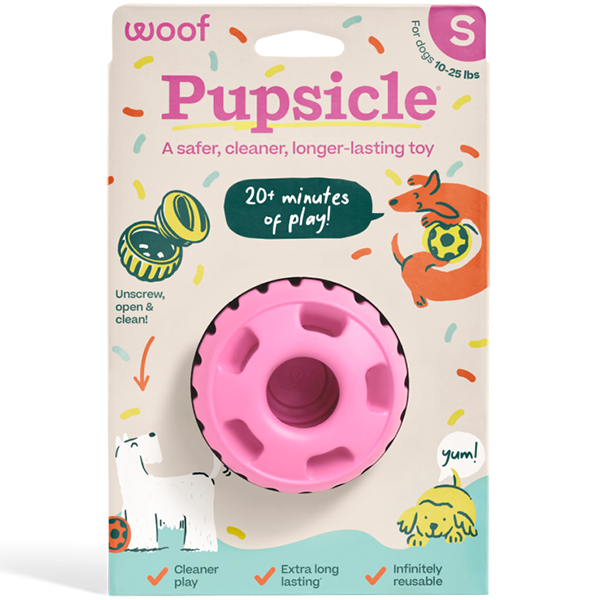 Woof Pet Dog Pupsicle Toy Pink