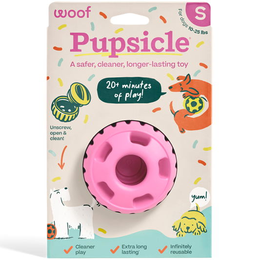 Woof Pet Dog Pupsicle Toy Pink