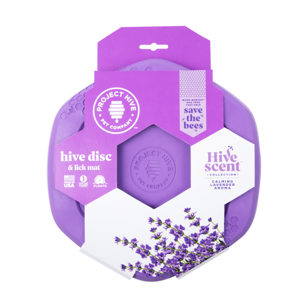 Project Hive Disc & Lick Mat Calming Lavender Scent