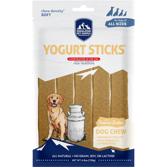 Himalayan Dog Chew Yogurt Sticks Peanut Butter