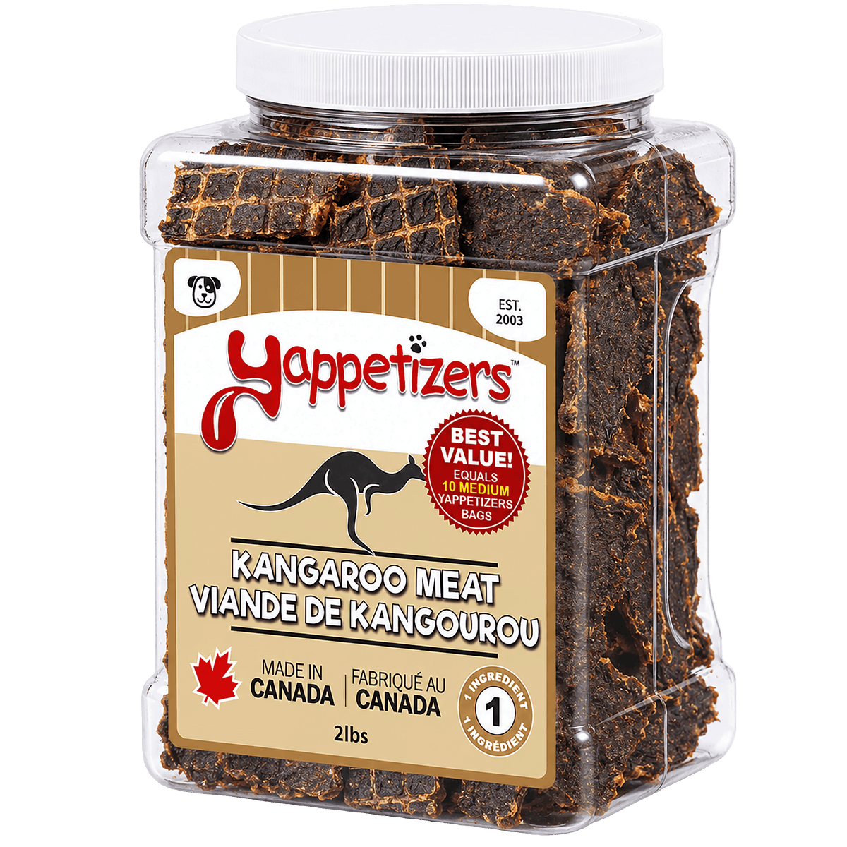 Yappetizers Kangaroo Dog Treats