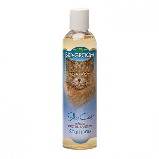 BIO-GROOM Silky Tearless Protein Lanolin Shampoo 8OZ|Cat