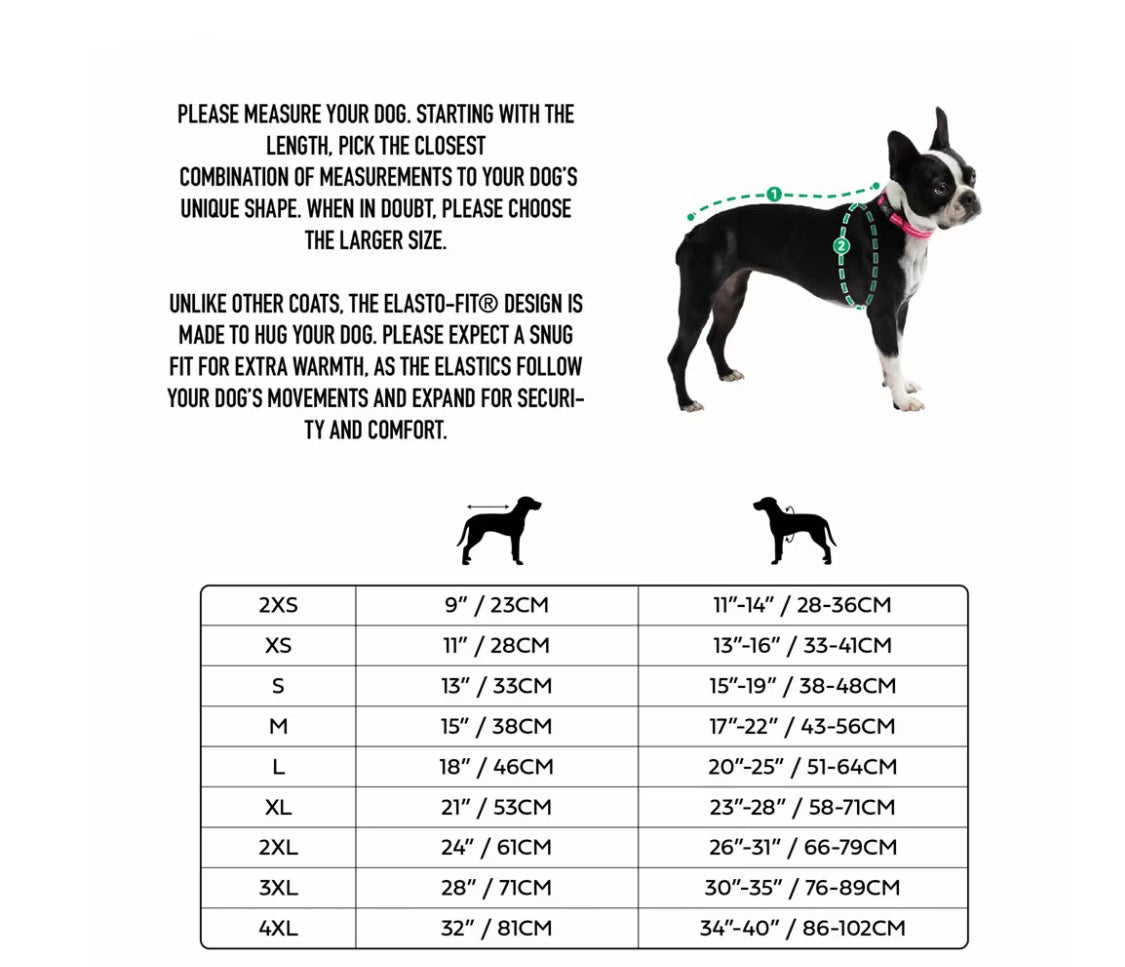 GF pet reversible raincoat