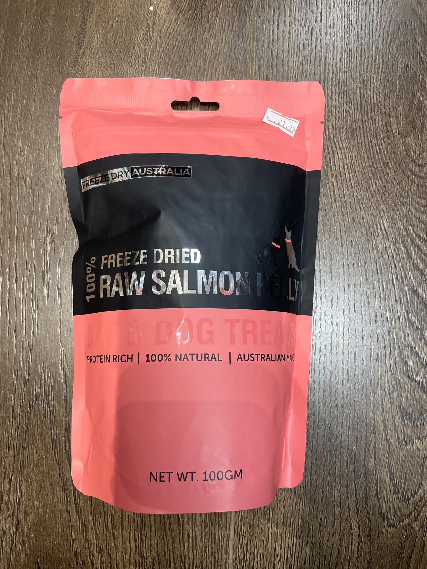 FDA Freeze Dried Salmon Belly 100g