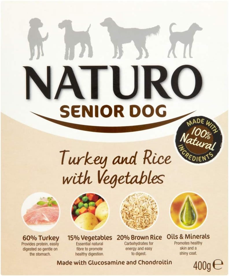 NATURO Senior Turkey w/ Rice & Vegetables 7/400GM