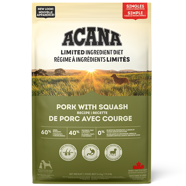 ACANA Dog Singles Pork with Squash 5.4 kg