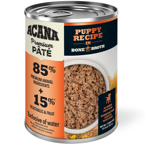ACANA Dog Premium Pate Puppy in Bone Broth 12/363g