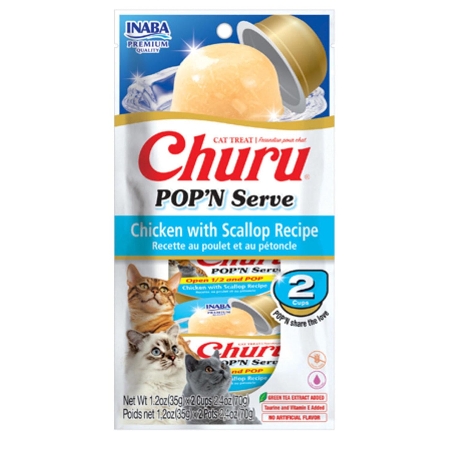 Inaba Churu Pop'n Serve 2pk