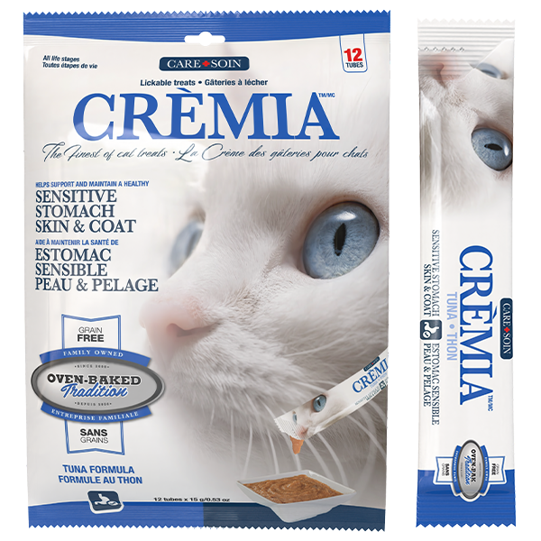 Oven-Baked Tradition Cat Cremia Puree Skin & Stomach Tuna 8/180g
