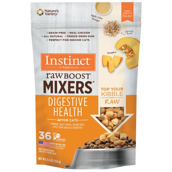 Instinct Cat Raw Boost FD Mixers Gut Health 5.5 oz