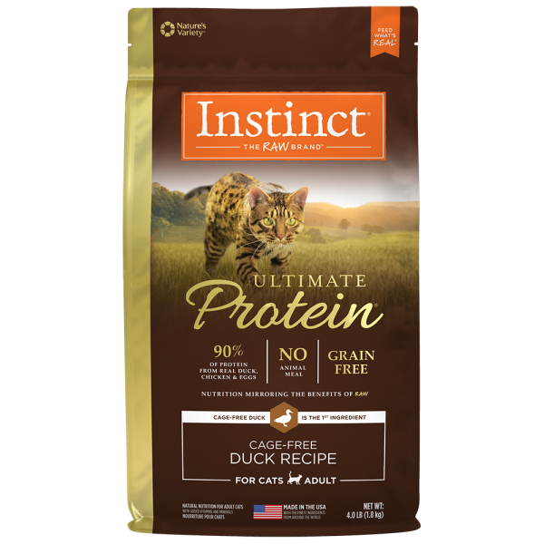 Instinct Cat Ultimate Protein GF Kibble Duck 4 lb