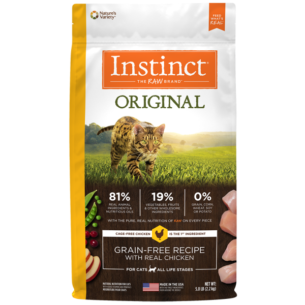 Instinct Cat Original GF Kibble CageFree Chicken