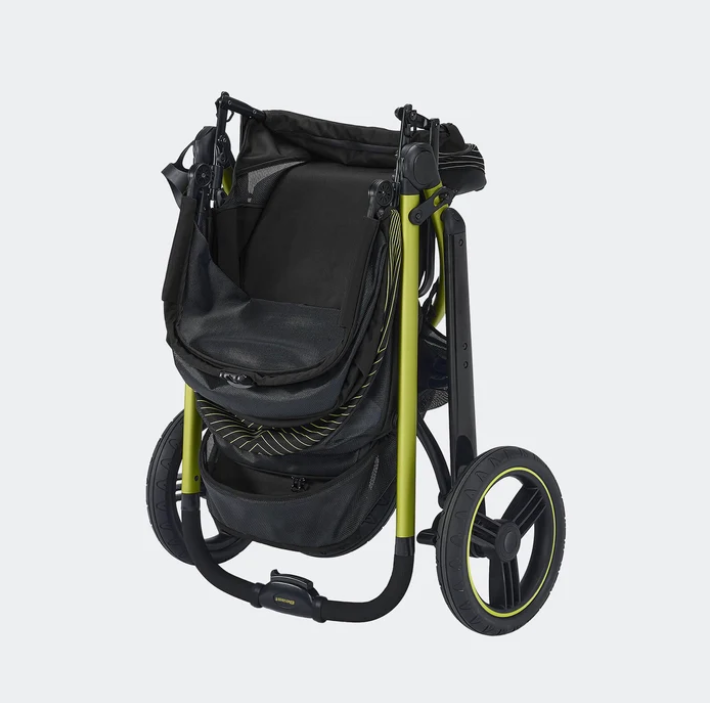 The Beast Pet Jogging Stroller, 3-Wheel All-Terrain Dog-Cat Pram