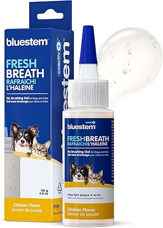 BLUESTEM No Brushing Gel Dog & Cat Chicken 136G